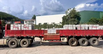 南平 芝麻灰花岗岩地铺石出货日常