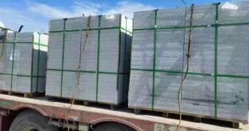 南平 芝麻白花岗岩地铺石装车日常