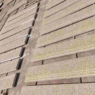 南平 黄金麻花岗岩光面楼梯踏步