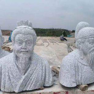 南平 白麻花岗岩石材人物立体雕刻