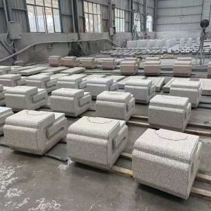 南平 白麻花岗岩异形加工-石凳，坐凳