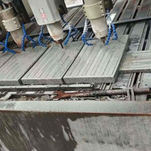 南平 芝麻白花岗岩荔枝面盲道雕刻