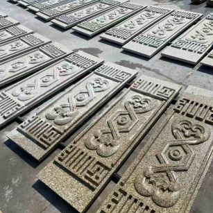 南平 黄金麻花岗岩外墙雕刻板