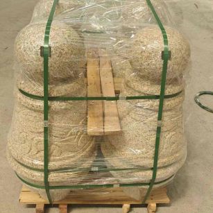 南平 黄金麻异形定制雕花——棒棒糖挡车柱