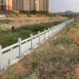 南平 白麻河道栏杆效果展示图