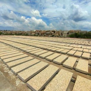 南平 黄金麻荔枝面花岗岩石材地铺石防护中