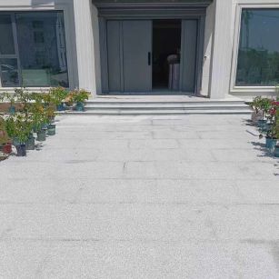 南平 芝麻白花岗岩地铺石地面铺装