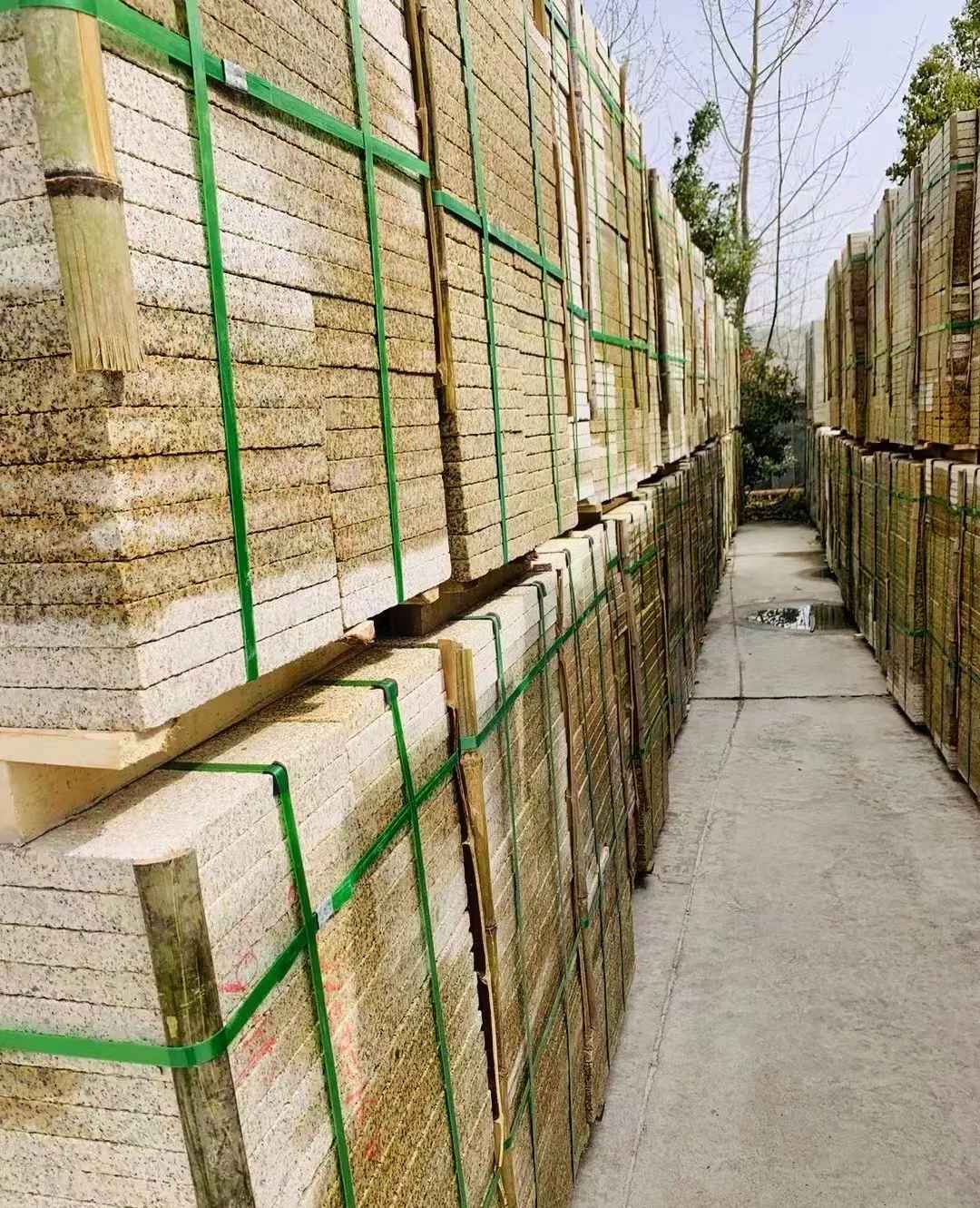 南平 黄金麻花岗岩荔枝面地铺石