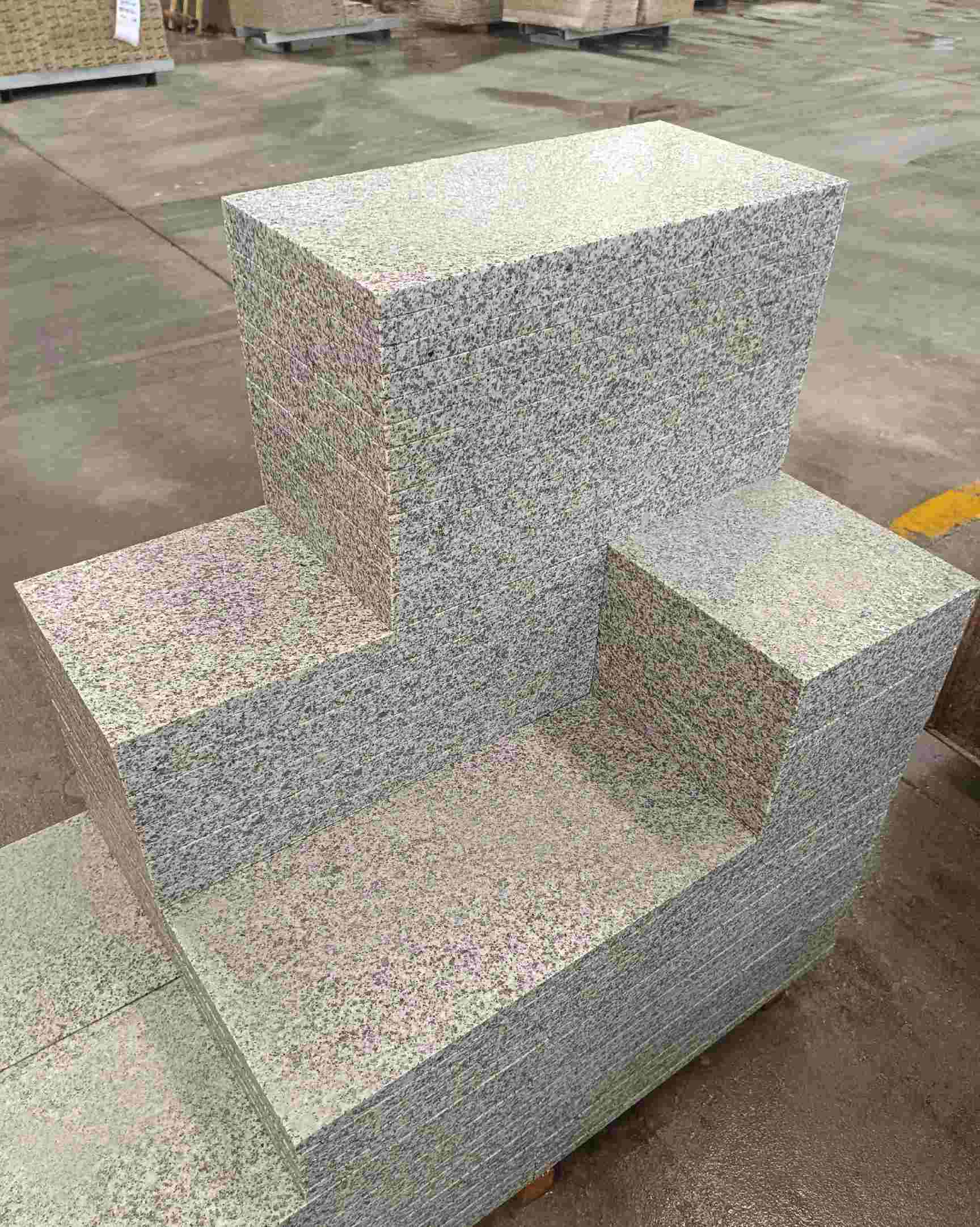 南平 白麻花岗岩荔枝面地铺石