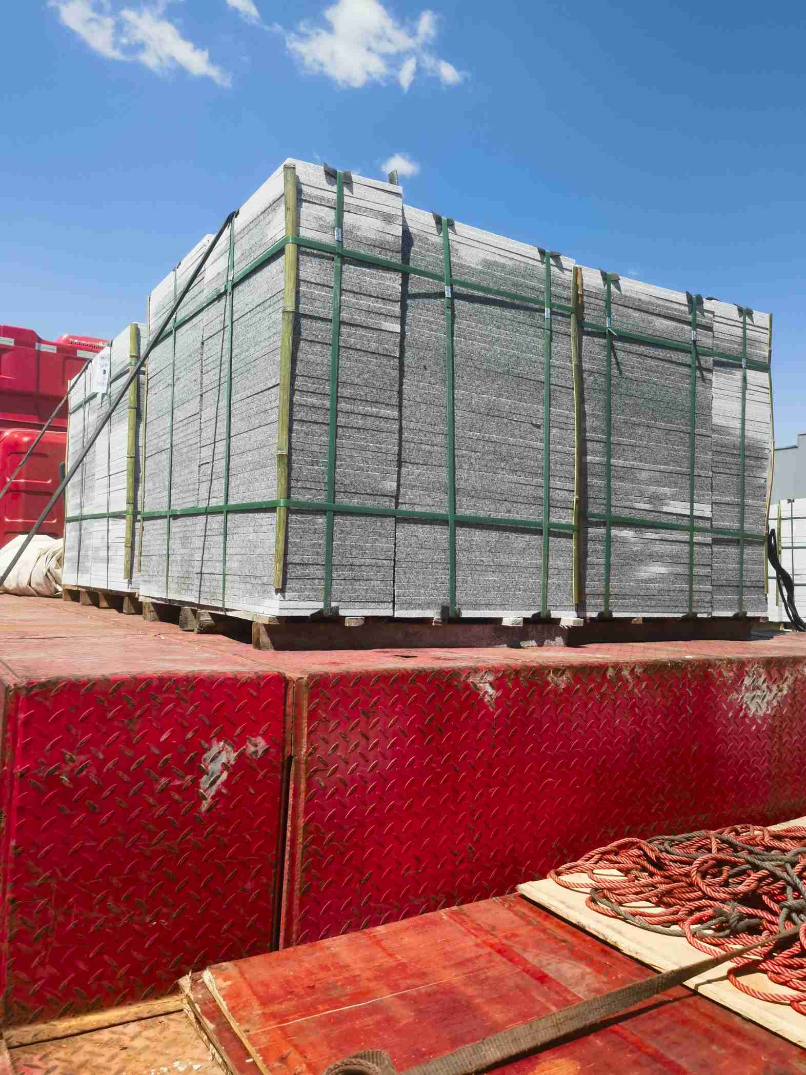 南平 芝麻白火烧规格板地铺石300*600/600*600