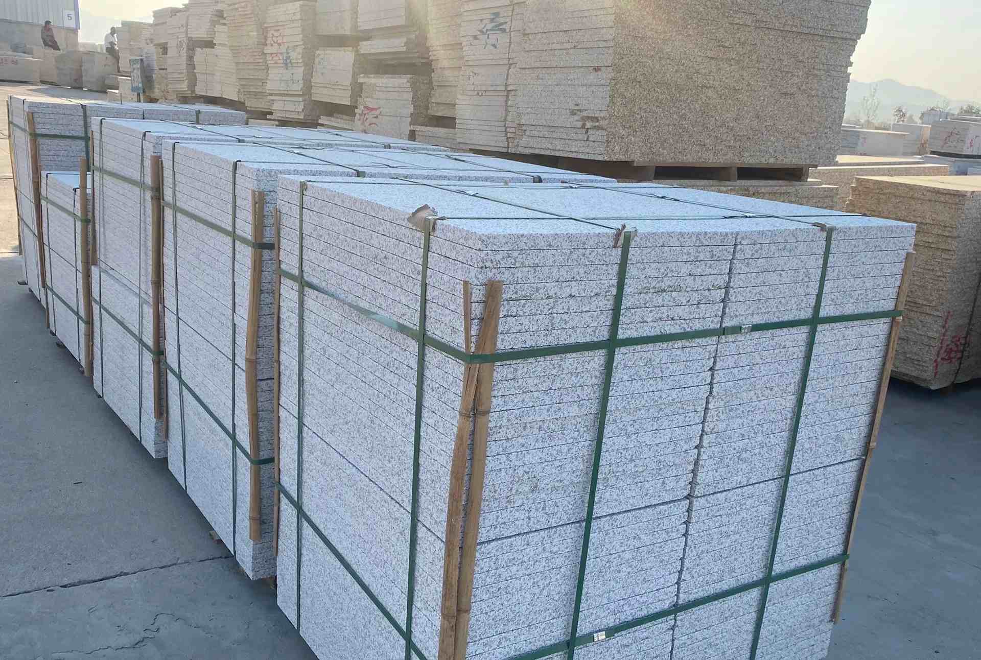 南平 白麻花岗岩荔枝面地铺石