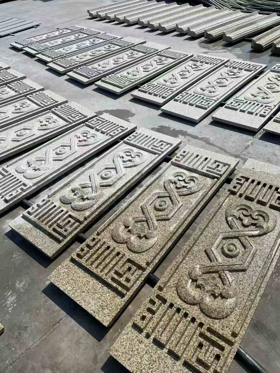 南平 黄金麻花岗岩外墙雕刻板